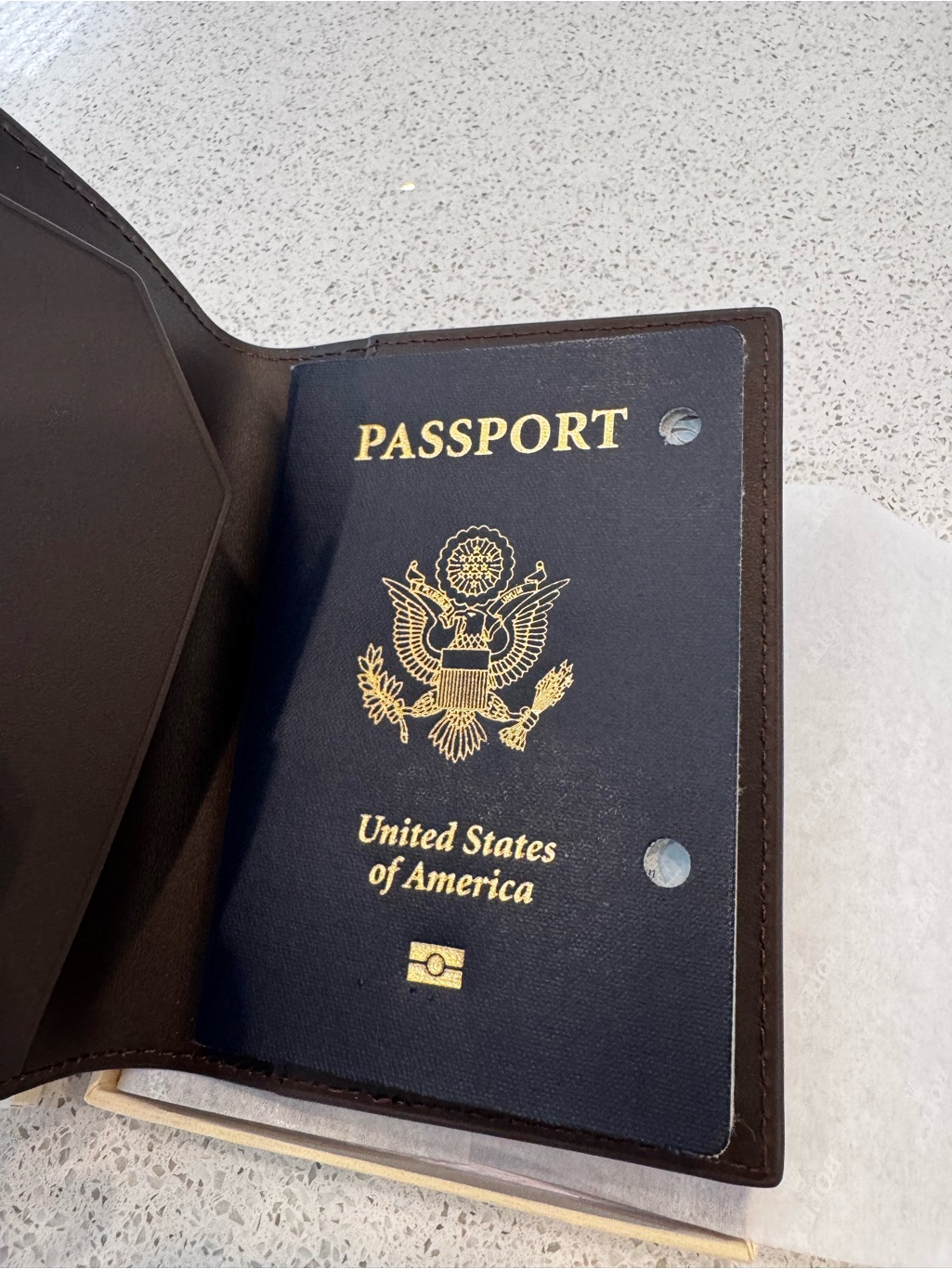 Authentic Rolex Passport Wallet